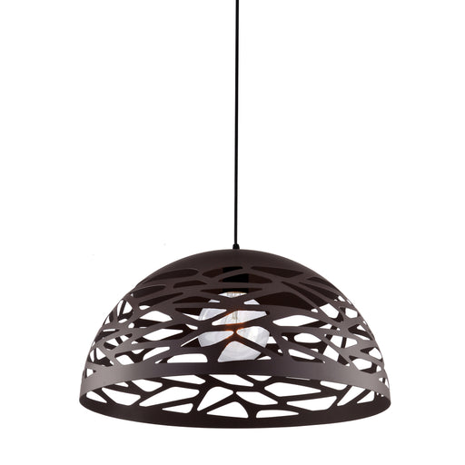 1lt Pendant, Matte Black Finish | COR-161P-BK