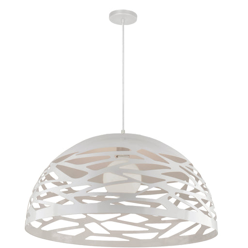 1lt Pendant, Matte White Finish | COR-201P-WH