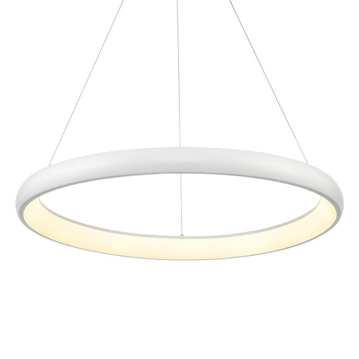 Cortana 32-in White Led Pendant | PD82732-WH-UNV-010
