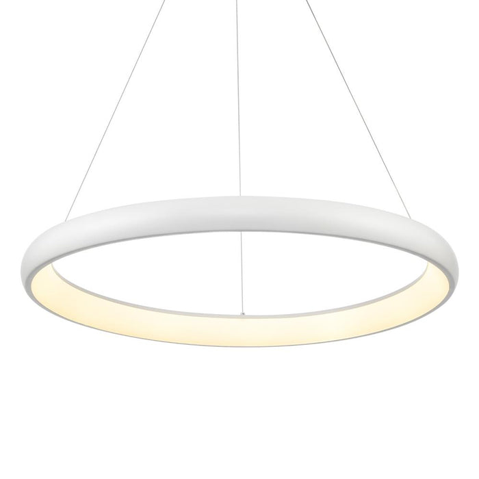 Cortana 32-in White Led Pendant | PD82732-WH-UNV-010