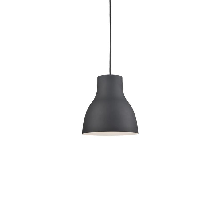 Kuzco Lighting Inc Cradle 13-in Black 1 Light Pendant