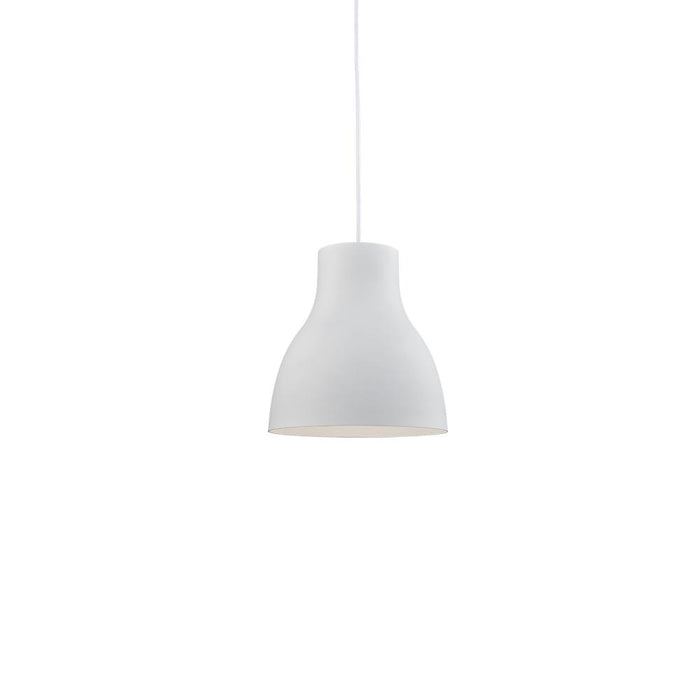 Kuzco Lighting Inc Cradle 13-in White 1 Light Pendant