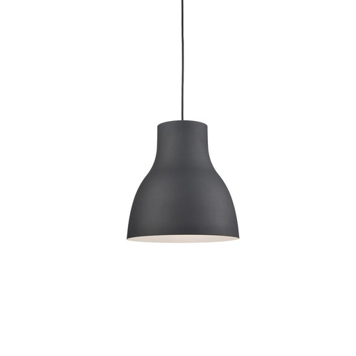 Kuzco Lighting Inc Cradle 16-in Black 1 Light Pendant