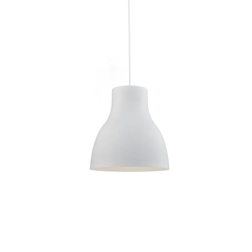 Kuzco Lighting Inc Cradle 16-in White 1 Light Pendant