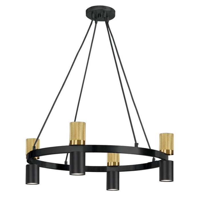8 Light  Chandelier, Mb & Agb | CRL-248C-MB-AGB