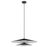 Cruz 24-in Metal - Black/white Led Pendant | PD22907-BK/WH