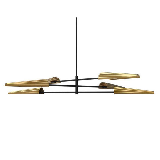  6 Light  Incan 3-tier Chandelier, Mb & Agb | CSE-476C-MB-AGB