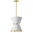 1lt Incand Pendant, Agb W/ Gld Ring, Wh/gld Shade | CTN-121P-AGB-692