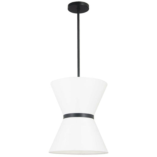 1lt Incandescent Pendant, Mb W/ Wh Shade | CTN-121P-MB-790