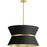 4 Light  Incan Chandelier, Agb W/ Gld Ring, Bk/gld Sh | CTN-244C-AGB-698