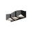 Cubix 18-in Black/white Led Vanity | VL31218-BK/WH