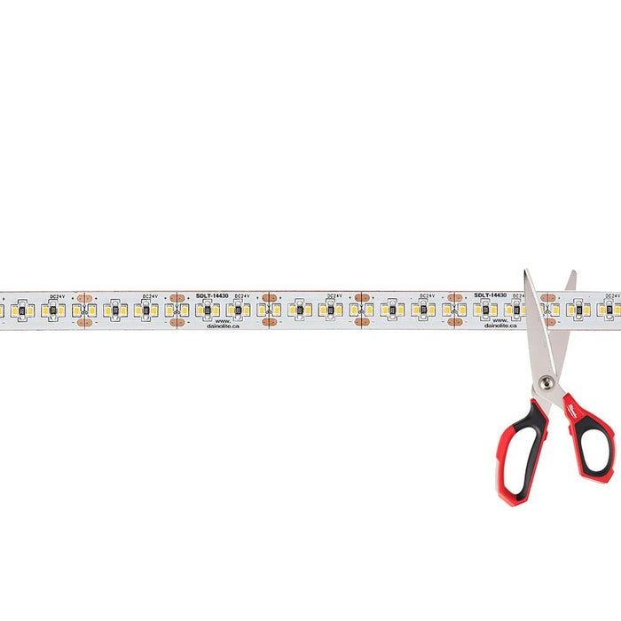 Dainolite 14.4 W/M 3000K 24V .984"(2.4cm) Increments