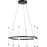 36w Chandelier, Mb W/ Wh Acrylic Diffuser | CVT-2436C-MB