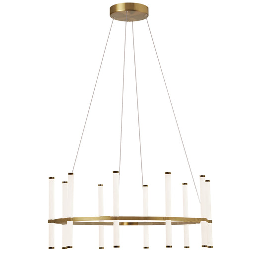 60w Chandelier, Agb W/ Wh Acrylic Diffuser | CVT-3260C-AGB