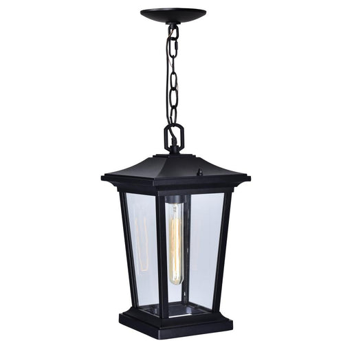 Leawood 1 Light Black Outdoor Hanging Light | 0413P8-1-101