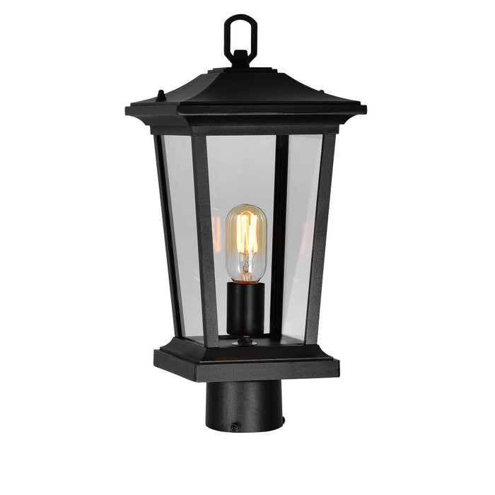 Leawood 1 Light Black Outdoor Lantern Head | 0413PT8-1-101