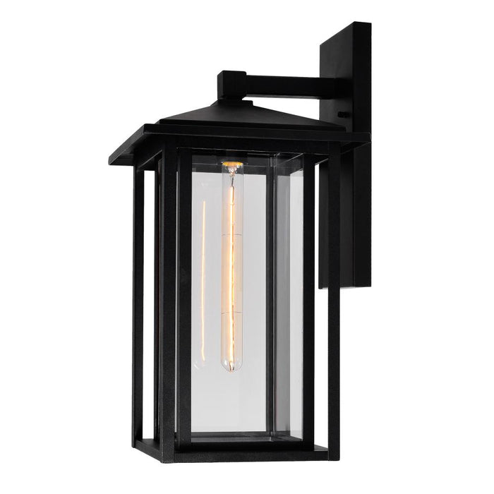 Crawford 1 Light Black Outdoor Wall Light | 0417W11-1-101