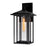 Crawford 1 Light Black Outdoor Wall Light | 0417W9-1-101
