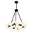 Arya 25 Light Chandelier With Black Finish | 1020P26-25-101