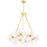 Arya 25 Light Chandelier With Satin Gold Finish | 1020P26-25-602