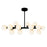 Arya 16 Light Chandelier With Black Finish | 1020P36-16-101