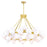 Arya 45 Light Chandelier With Satin Gold Finish | 1020P39-45-602