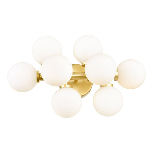 Arya 8 Light Wall Sconce With Satin Gold Finish | 1020W18-8-602
