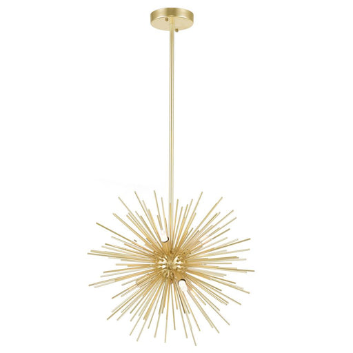 Savannah 6 Light Chandelier With Gold Leaf Finish | 1034P16-6-620