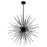 Savannah 9 Light Chandelier With Black Finish | 1034P30-9-101