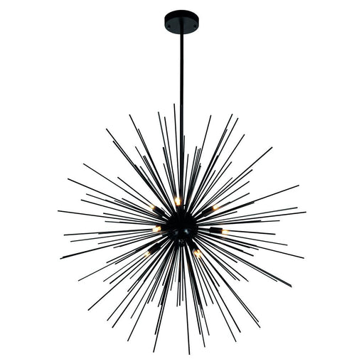 Savannah 9 Light Chandelier With Black Finish | 1034P30-9-101