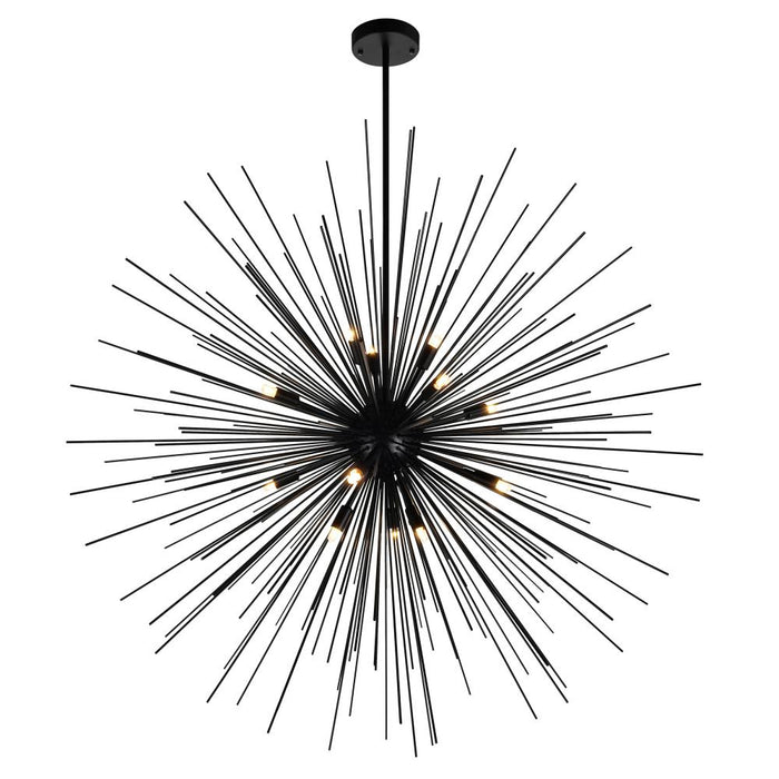 Savannah 14 Light Chandelier With Black Finish | 1034P40-14-101
