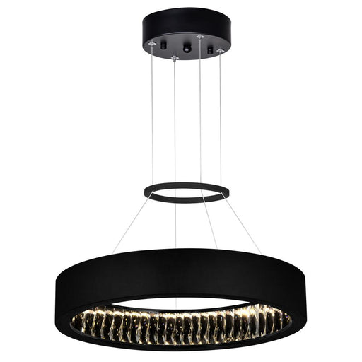 Rosalina Led Chandelier With Matte Black Finish | 1040P20-101