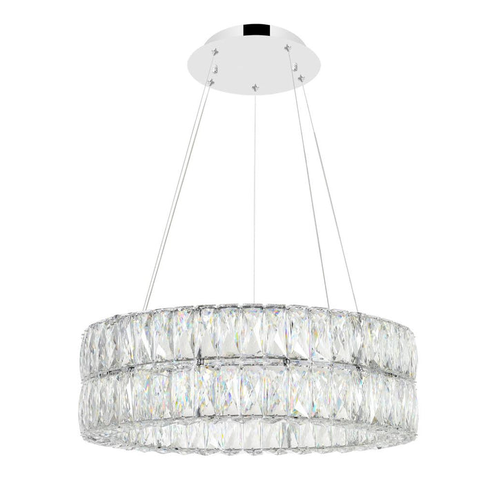 CWI Lighting Madeline LED Chandelier With Chrome Finish