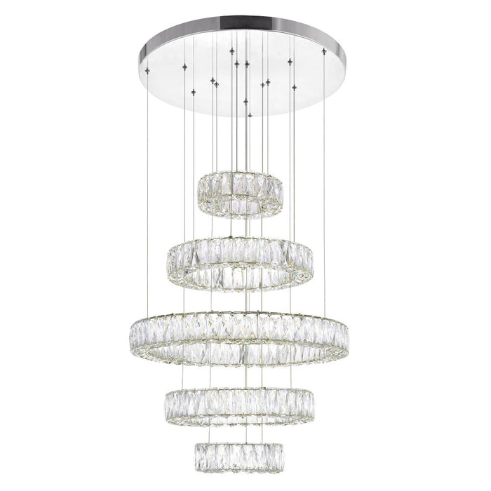 Madeline Led Chandelier With Chrome Finish | 1044P24-601-R-5C