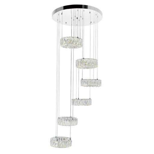Madeline Led Chandelier With Chrome Finish | 1044P24-601-R-6C