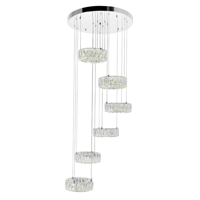 Madeline Led Chandelier With Chrome Finish | 1044P24-601-R-6C