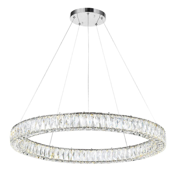 CWI Lighting Madeline LED Chandelier With Chrome Finish