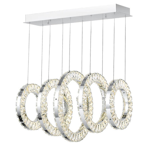 Celina Led Chandelier With Chrome Finish | 1046P26-5-601-RC