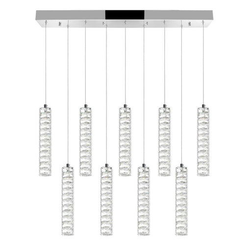 Celina Led Chandelier With Chrome Finish | 1046P32-9-601-RC