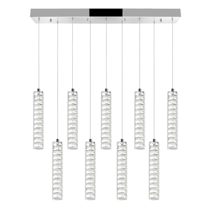 Celina Led Chandelier With Chrome Finish | 1046P32-9-601-RC