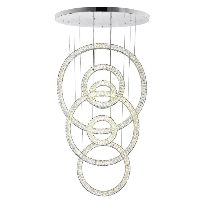 Celina Led Chandelier With Chrome Finish | 1046P34-6-601