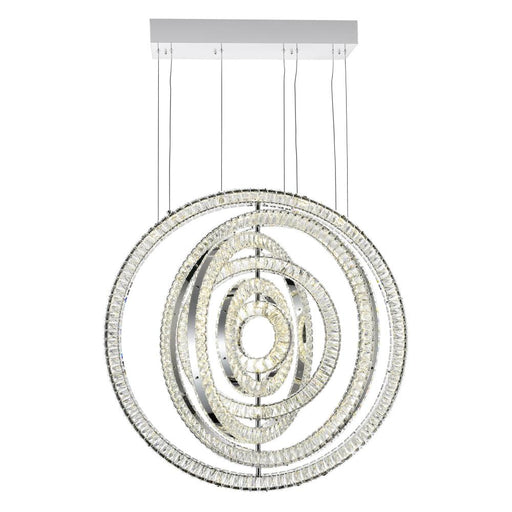 Celina Led Chandelier With Chrome Finish | 1046P37-6-601