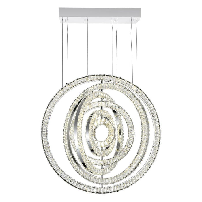 Celina Led Chandelier With Chrome Finish | 1046P37-6-601