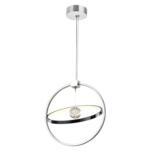 CWI Lighting Colette LED Chandelier With Chrome Finish