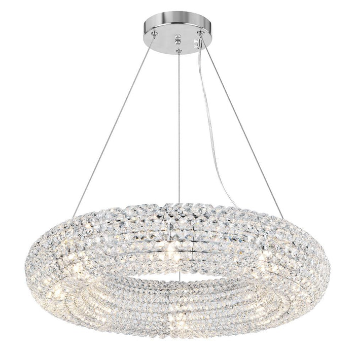 Veronique 8 Light Chandelier With Chrome Finish | 1057P24-8-601