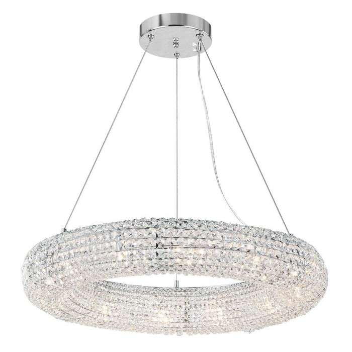 Veronique 12 Light Chandelier With Chrome Finish | 1057P32-12-601