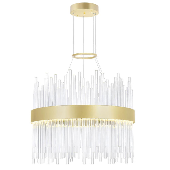 Genevieve Led Chandelier With Medallion Gold Finish | 1063P16-169