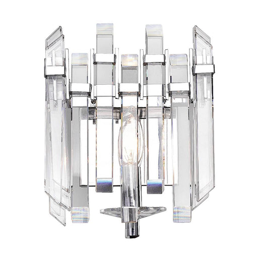 CWI Lighting Henrietta 1 Light Wall Sconce With Chrome Finish