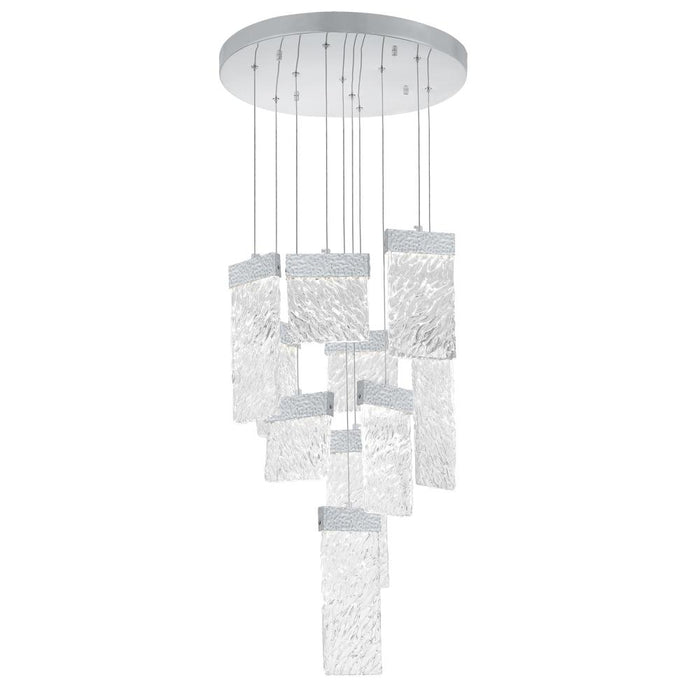 Carolina Led Chandelier With Pewter Finish | 1090P20-10-269