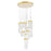 Carolina Led Chandelier With Gold Leaf Finish | 1090P20-10-620